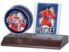 Supplies Ultra Pro - Puck and Card Holder - Dark Wood Base - Cardboard Memories Inc.