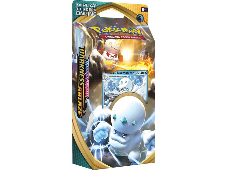 Trading Card Games Pokemon - Sword and Shield - Darkness Ablaze - Trading Card Theme Deck - Galarian Darmanitan - Cardboard Memories Inc.