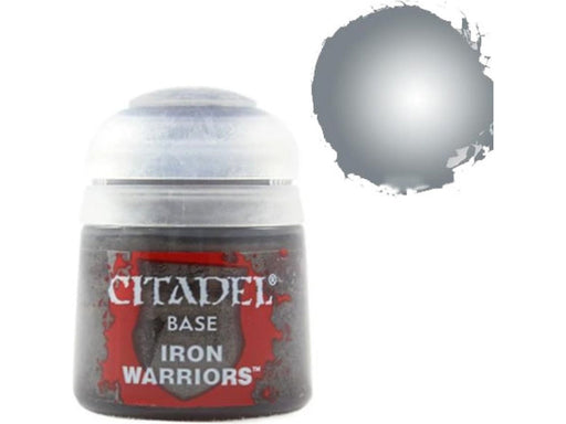Paints and Paint Accessories Citadel Base - Iron Warriors - 21-48 - Cardboard Memories Inc.