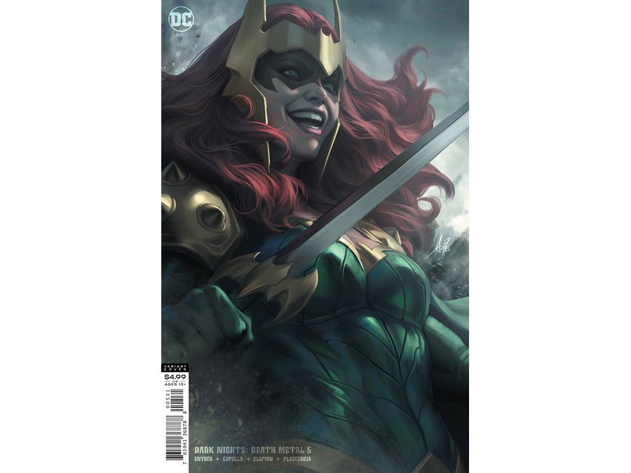 Comic Books DC Comics - Dark Nights Death Metal 005 of 7 - Stanley Artgerm Lau Kull Variant Edition (Cond. VF-) - 8891 - Cardboard Memories Inc.