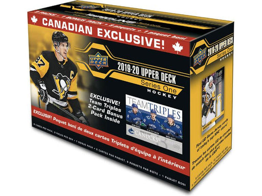 Sports Cards Upper Deck - 2019-20 - NHL Hockey Trading Cards - Series 1 - Triple Blaster Box - Cardboard Memories Inc.