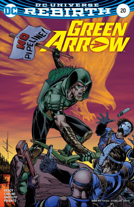 Comic Books DC Comics - Green Arrow (2016 5th Series) 020 - Cover B Variant Edition (Cond. FN) - 4283 - Cardboard Memories Inc.