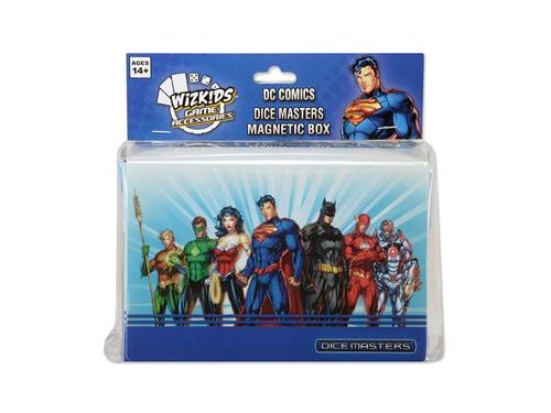 Dice Masters Wizkids - DC Comics - Dice Masters Magnetic Team Box - Justice League - Cardboard Memories Inc.