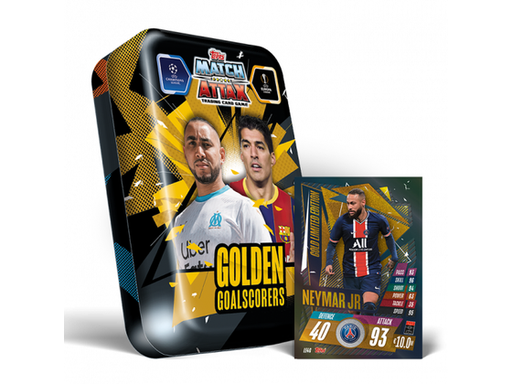 Sports Cards Topps - 2020 - Soccer - UEFA Champions League Match Attax - Golden Goalscorers - Midi Tin - Cardboard Memories Inc.