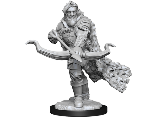 Role Playing Games Wizkids - Dungeons and Dragons - Unpainted Miniature - Nolzurs Marvellous Miniatures - Firbolg Ranger Male - 90227 - Cardboard Memories Inc.