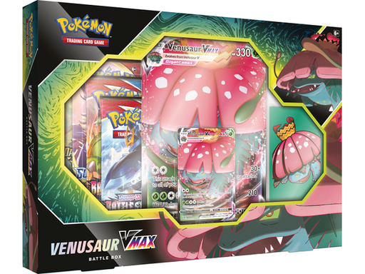 Trading Card Games Pokemon - Sword and Shield - Venusaur VMAX - Battle Box - Cardboard Memories Inc.