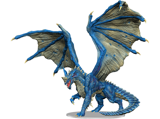 Role Playing Games Wizards of the Coast - Dungeons and Dragons - Icons of the Realms - Adult Blue Dragon 96033 - Cardboard Memories Inc.