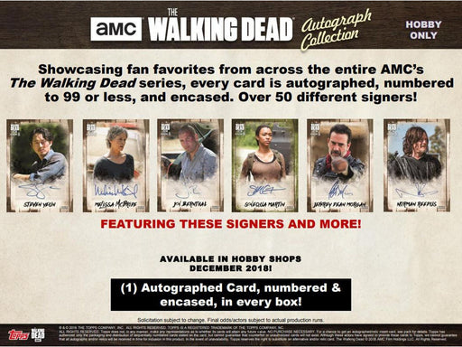 Trading Card Games Topps - Walking Dead - Autograph Collection - Hobby Box - Cardboard Memories Inc.