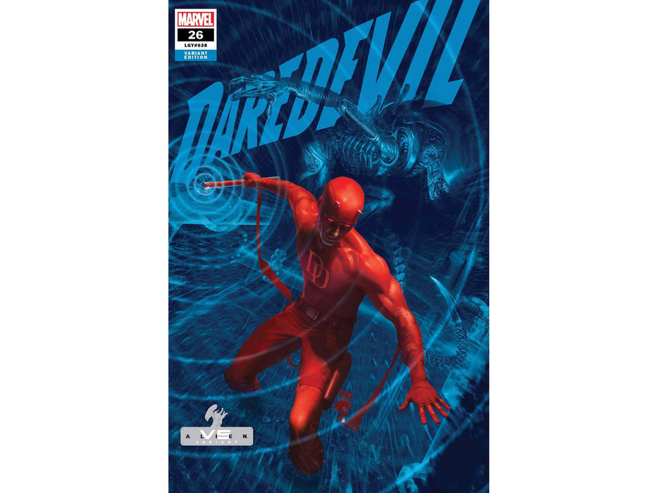 Comic Books Marvel Comics - Daredevil 026 - Rahzzah Marvel vs Alien Variant Edition - KIB (Cond. VF-) - 10731 - Cardboard Memories Inc.