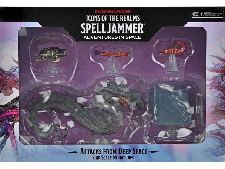 Role Playing Games Wizards of the Coast - Dungeons and Dragons - Spelljammer - Adventures in Space - Attacks From Deep Space - Cardboard Memories Inc.