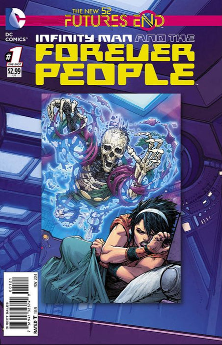 Comic Books DC Comics - Infinity Man & the Forever People Future's End (2014) - Cover B Non-Lenticular Variant Edition (Cond. FN-) - 4072 - Cardboard Memories Inc.