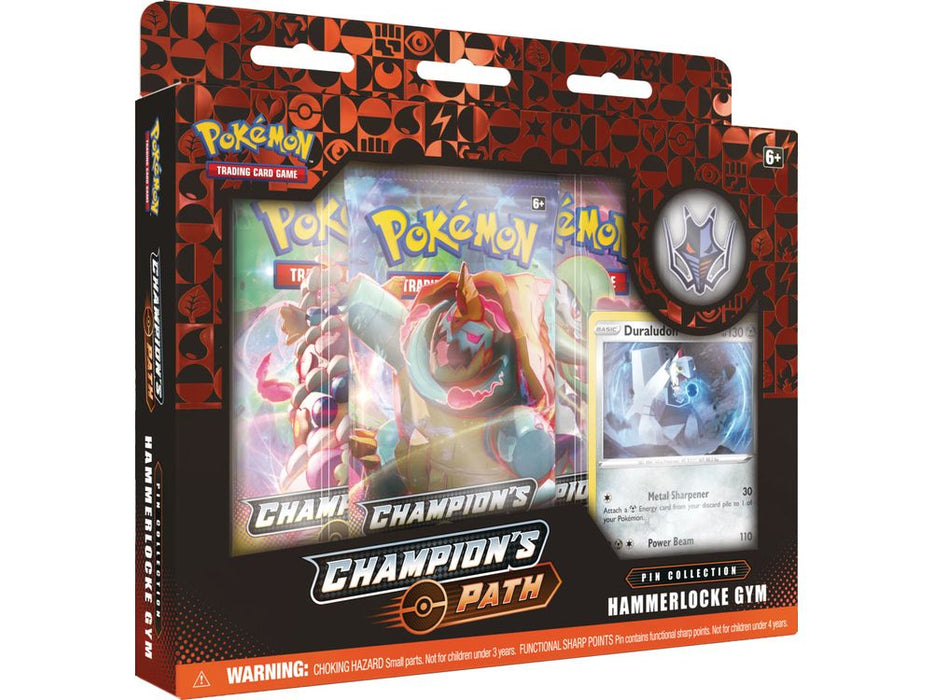 Trading Card Games Pokemon - Champions Path - Hammerlocke Gym Pin Collection - Cardboard Memories Inc.