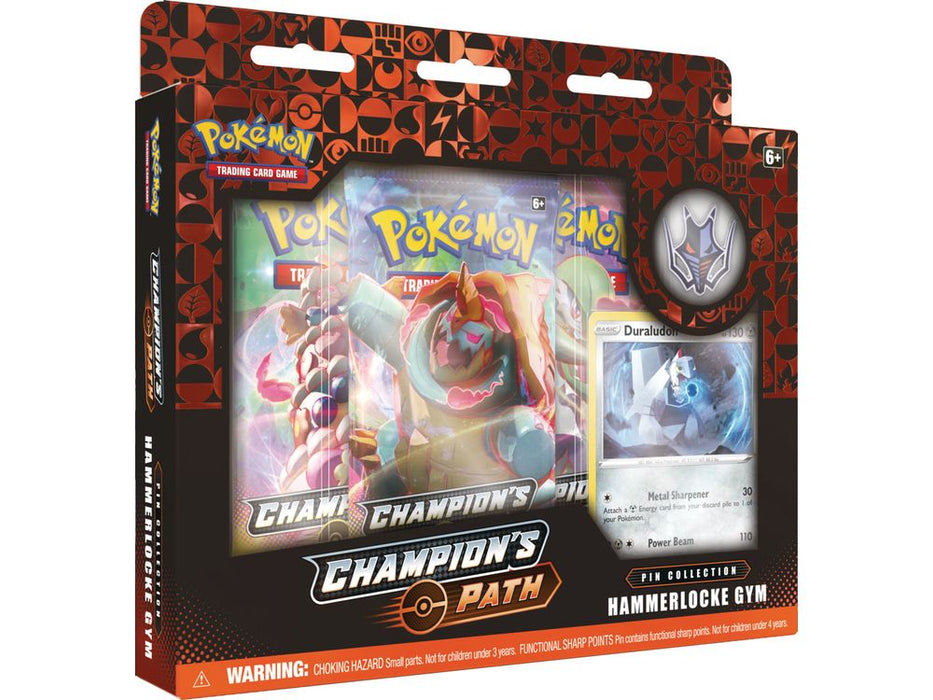 Trading Card Games Pokemon - Champions Path - Hammerlocke Gym Pin Collection - Cardboard Memories Inc.