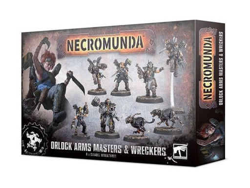 Collectible Miniature Games Games Workshop - Necromunda - Orlock Arms Masters and Wreckers - 300-70 - Cardboard Memories Inc.