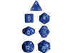 Dice Chessex Dice - Speckled Water - Set of 7 - CHX 25306 - Cardboard Memories Inc.