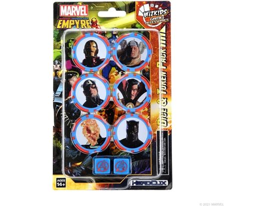 Collectible Miniature Games Wizkids - Marvel - HeroClix - Empyre - Dice and Token - Cardboard Memories Inc.