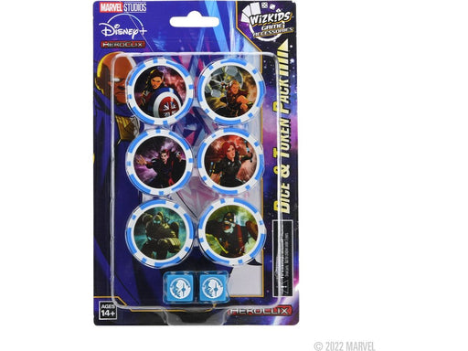 Collectible Miniature Games Wizkids - Marvel - HeroClix - Marvel Studios Disney + - Dice and Token Pack - Cardboard Memories Inc.