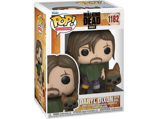 Action Figures and Toys POP! - Television - Walking Dead - Daryl Dixon with Dog - Cardboard Memories Inc.