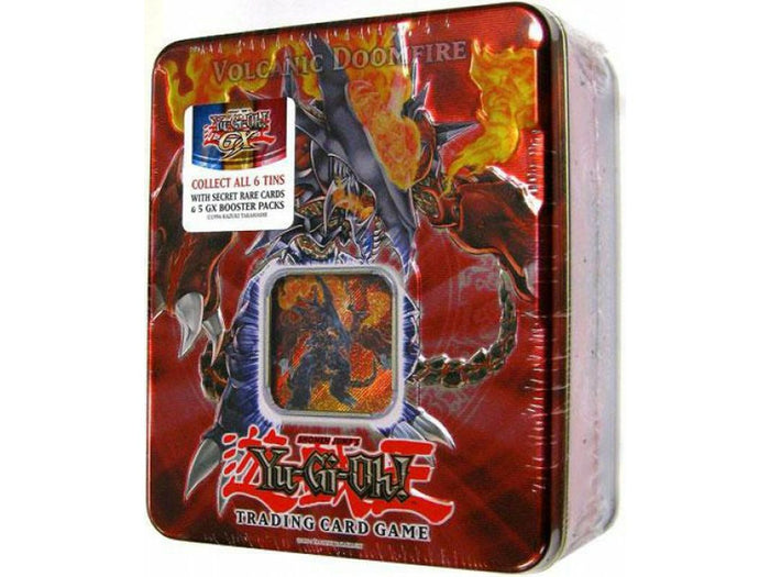 Trading Card Games Konami - Yu-Gi-Oh! - GX 2007 Volcanic Doomfire - Trading Card Collectible Tin - Cardboard Memories Inc.