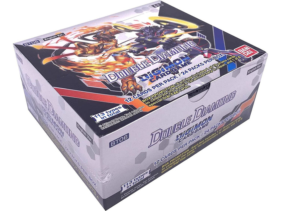 double diamond digimon booster box 5 Sleeved The Dual Revolution Booster Box EN is an essential product for all enthusiasts of the Digimon Card Game Bandai Digimon Double Diamond Booster