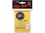 Supplies Ultra Pro - Deck Protectors - Standard Size - 50 Count Matte Yellow - Cardboard Memories Inc.