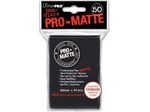 Supplies Ultra Pro - Deck Protectors - Standard Size - 50 Count Pro-Matte Black - Cardboard Memories Inc.
