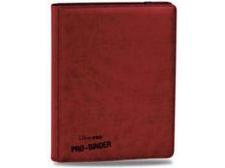 Supplies Ultra Pro - Leatherette Side-loading Premium Binder - Red - Cardboard Memories Inc.