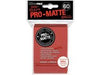 Supplies Ultra Pro - Deck Protectors - Small Yu-Gi-Oh! Size - 60 Count Pro-Matte - Red - Cardboard Memories Inc.