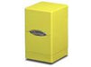 Supplies Ultra Pro - Satin Tower Deck Box - Yellow - Cardboard Memories Inc.