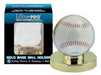 Supplies Ultra Pro - Baseball Holder with Gold Base - Cardboard Memories Inc.