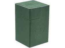 Supplies Ultimate Guard - Flip N Tray Case - Green Xenoskin - 100+ - Cardboard Memories Inc.