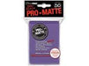 Supplies Ultra Pro - Deck Protectors - Standard Size - 50 Count Matte Purple - Cardboard Memories Inc.