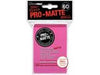 Supplies Ultra Pro - Deck Protectors - Small Yu-Gi-Oh! Size - 60 Count Pro-Matte - Pink - Cardboard Memories Inc.
