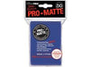 Supplies Ultra Pro - Deck Protectors - Standard Size - 50 Count Pro-Matte Blue - Cardboard Memories Inc.