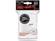 Supplies Ultra Pro - Deck Protectors - Small Yu-Gi-Oh! Size - 60 Count Pro-Matte - White - Cardboard Memories Inc.