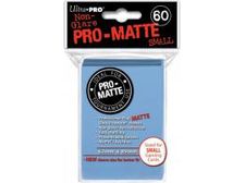 Supplies Ultra Pro - Deck Protectors - Small Yu-Gi-Oh! Size - 60 Count Pro-Matte - Light Blue - Cardboard Memories Inc.