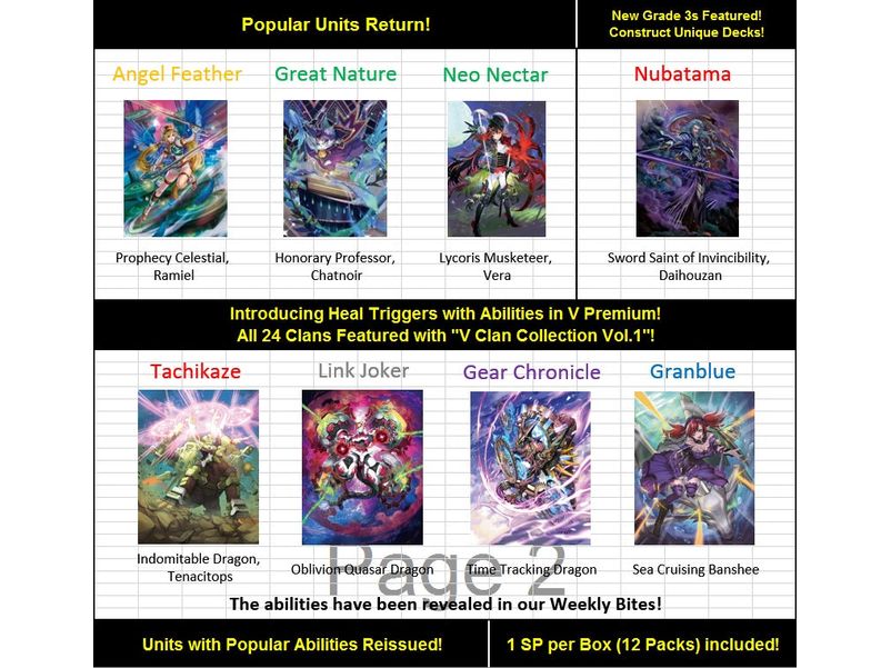 Trading Card Games Bushiroad - Cardfight!! Vanguard - V Clan Collection Volume 2 - Booster Box - Cardboard Memories Inc.