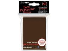 Supplies Ultra Pro - Deck Protectors - Standard Size - 50 Count Brown - Cardboard Memories Inc.