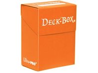 Supplies Ultra Pro - Deck Box - Orange - Cardboard Memories Inc.
