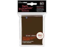 Supplies Ultra Pro - Deck Protectors - Small Yu-Gi-Oh! Size - 60 Count - Brown - Cardboard Memories Inc.