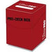 Supplies Ultra Pro - 100 Deck Box - Red - Cardboard Memories Inc.