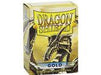Supplies Arcane Tinmen - Dragon Shield Sleeves - Standard Size - Classic - Gold - Package of 100 - Cardboard Memories Inc.
