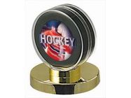 Supplies Ultra Pro - Puck Holder with Gold Base - Cardboard Memories Inc.