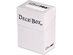 Supplies Ultra Pro - Trading Card Deck Box - White - Cardboard Memories Inc.