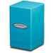 Supplies Ultra Pro - Satin Tower Deck Box - Light Blue - Cardboard Memories Inc.