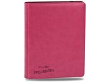 Supplies Ultra Pro - Leatherette Side-loading Premium Binder - Pink - Cardboard Memories Inc.