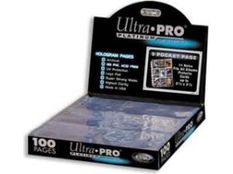 Supplies Ultra Pro - 9 Pocket Trading Card Binder Pages - Platinum Series - Box of 100 Pages - Cardboard Memories Inc.