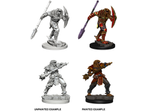 Role Playing Games Wizkids - Dungeons and Dragons - Unpainted Miniature - Nolzurs Marvellous Miniatures - Dragonborn Male Fighter with Spear - 73340 - Cardboard Memories Inc.