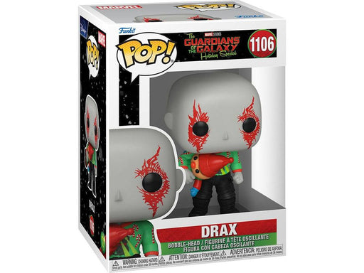 Action Figures and Toys POP! - Movies - Guardians Of The Galaxy - Holiday Special - Drax - Cardboard Memories Inc.