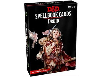 Role Playing Games Wizards of the Coast - Dungeons and Dragons - Spellbook Cards - Druid - 2nd Edition - Cardboard Memories Inc.